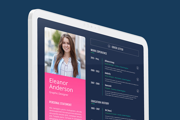 Cover Letter & Resume Template in Letter Templates - product preview 3