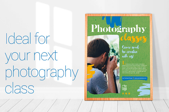 Modern Photography class templates in Flyer Templates - product preview 1
