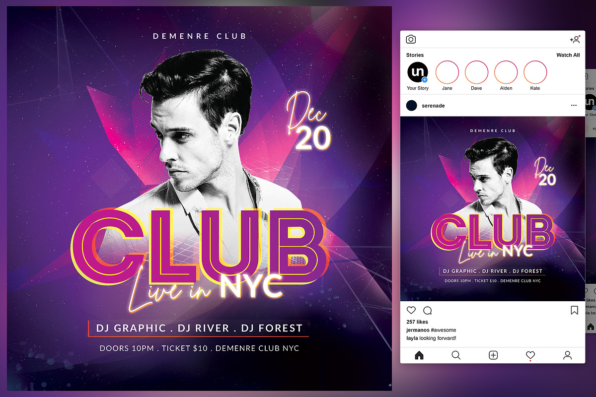 Club NYC in Flyer Templates - product preview 8