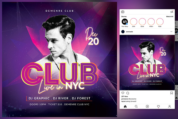Club NYC in Flyer Templates - product preview 1