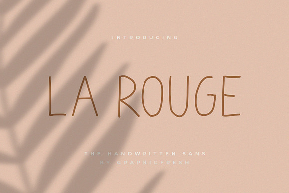 La Rouge - Handwritting Sans in Sans-Serif Fonts - product preview 6