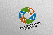 Food Camera Photography Logo 76