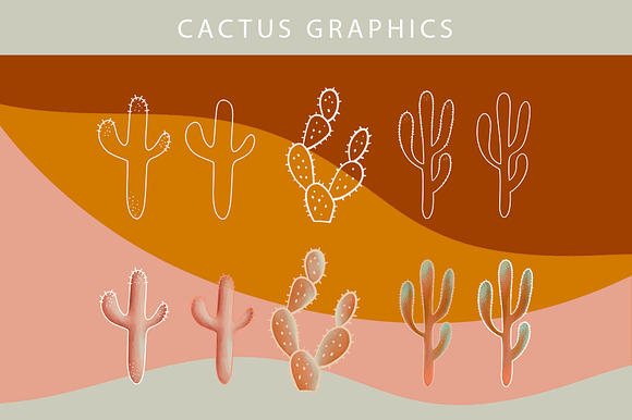 Desert Oasis Graphic Pack in Illustrations - product preview 7