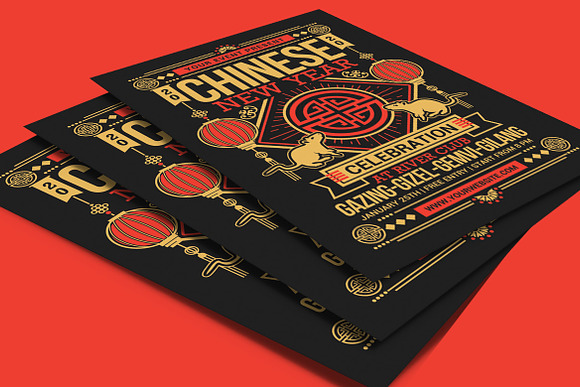 Chinese New Year 2020 in Flyer Templates - product preview 3