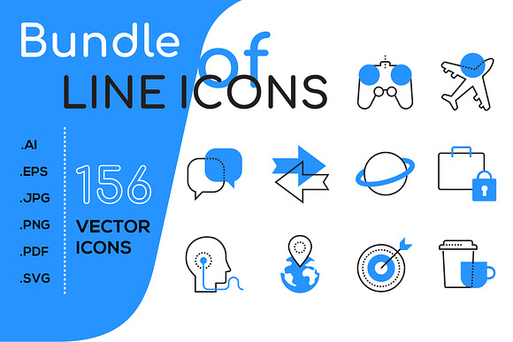 Bundle of Line Design Icons in Safety Icons - product preview 9