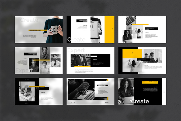 Wovk Professional PPT Template in PowerPoint Templates - product preview 2