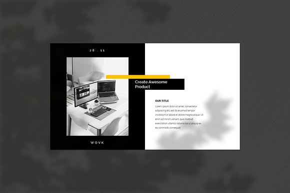 Wovk Professional Keynote Template in Keynote Templates - product preview 3
