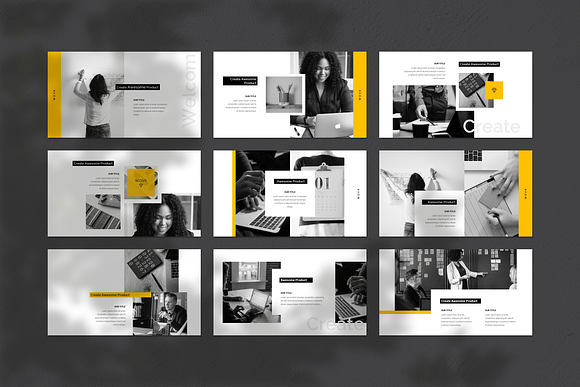 Wovk Professional Google Slides in Google Slides Templates - product preview 1