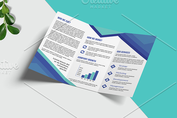 Trifold  Business Brochure V984 in Brochure Templates - product preview 3