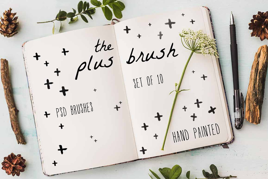 The Plus Brush - PSD Brush Set