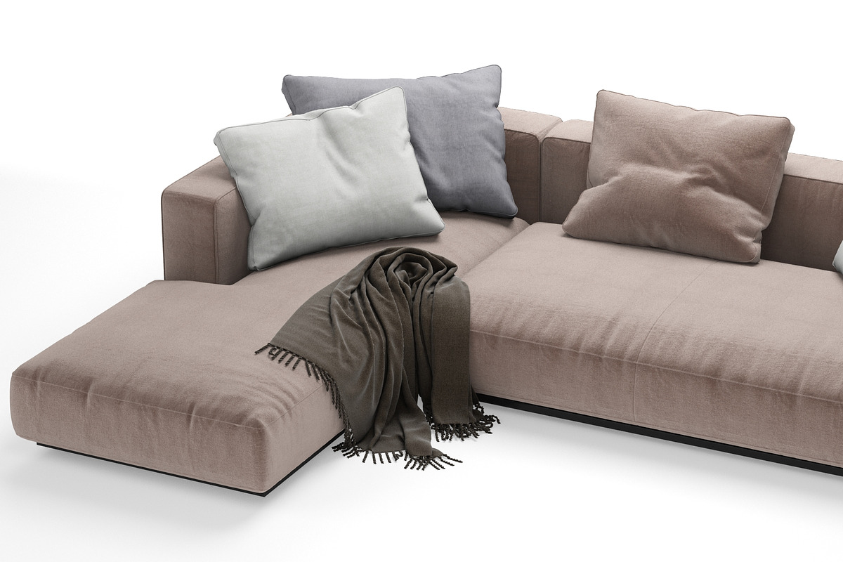 Grandemare Sofa by Flexform 270x205 in Furniture - product preview 8