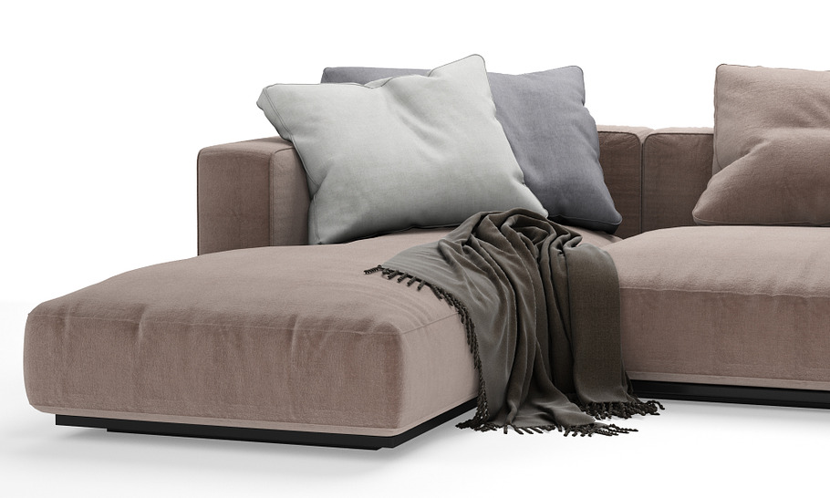 Grandemare Sofa by Flexform 270x205 in Furniture - product preview 1