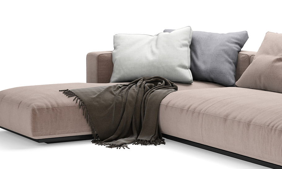 Grandemare Sofa by Flexform 270x205 in Furniture - product preview 2