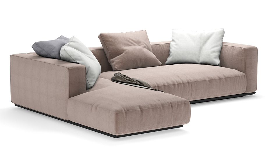 Grandemare Sofa by Flexform 270x205 in Furniture - product preview 7