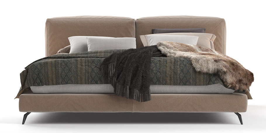 Sound Bed by Ditre Italia 191x236 cm in Furniture - product preview 1