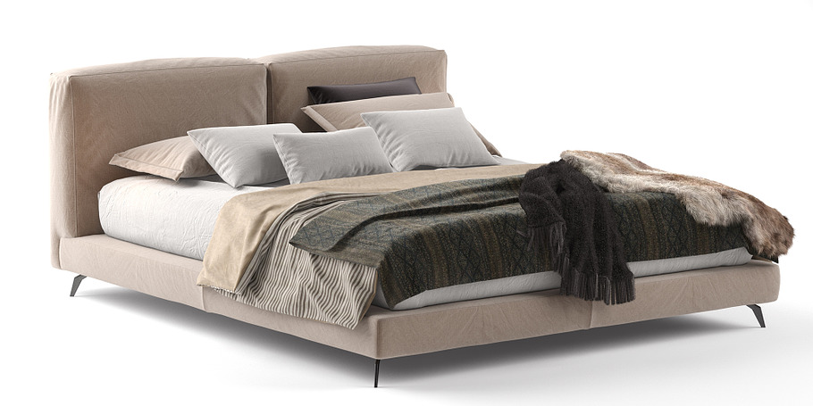 Sound Bed by Ditre Italia 191x236 cm in Furniture - product preview 2