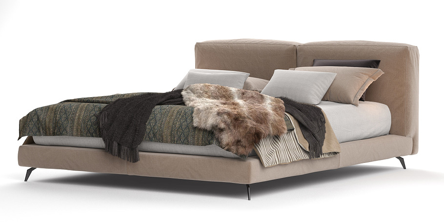 Sound Bed by Ditre Italia 191x236 cm in Furniture - product preview 4