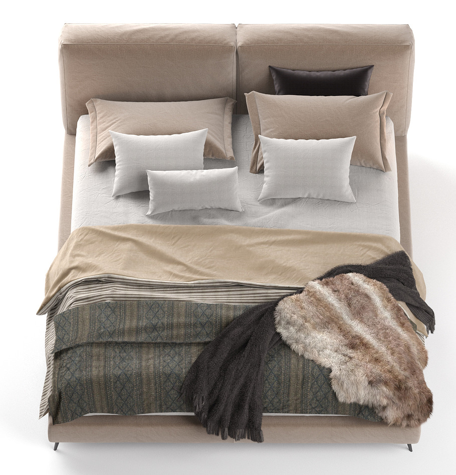 Sound Bed by Ditre Italia 191x236 cm in Furniture - product preview 6