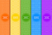 Bright colorful seamless pattern
