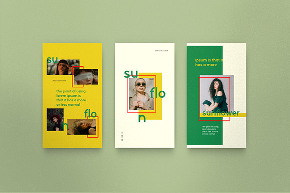 Sunflower - Social Media Bundle in Instagram Templates - product preview 9