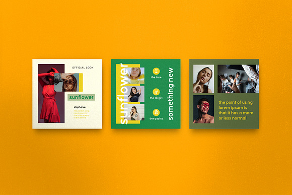 Sunflower - Social Media Bundle in Instagram Templates - product preview 13