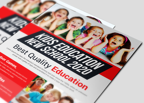 School Education Flyer in Flyer Templates - product preview 3