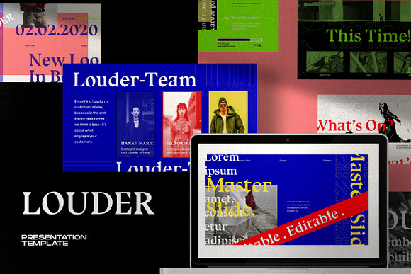Louder - Keynote in Keynote Templates - product preview 11