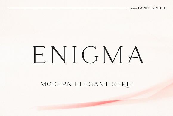 Enigma in Serif Fonts - product preview 15