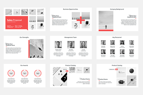 Sales Proposal Keynote Template in Keynote Templates - product preview 1