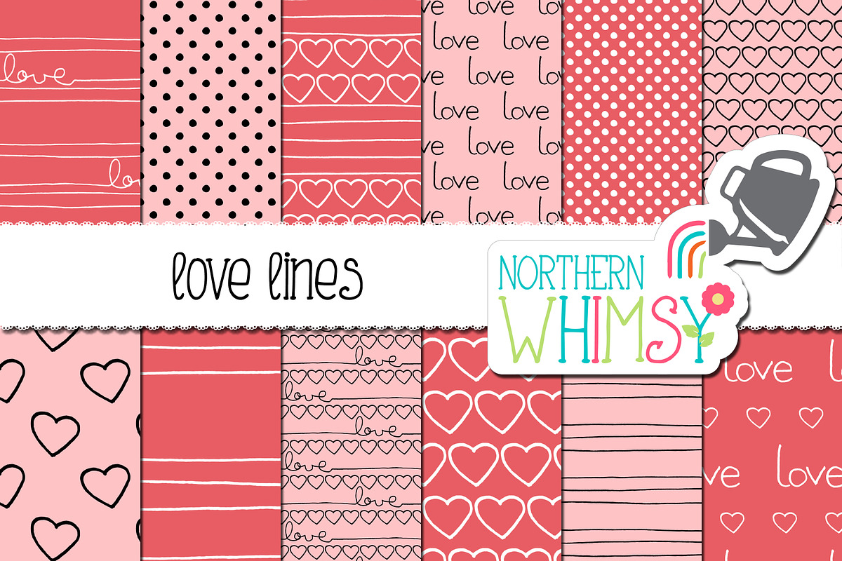 Valentine's Patterns in Pink in Patterns - product preview 8