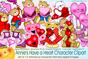 Have a Heart Character Clipart