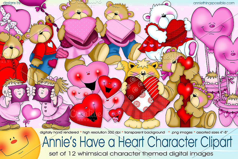 Have a Heart Character Clipart