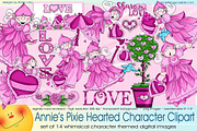Heart Pixies Character Clipart
