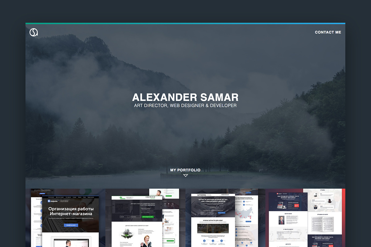 Portfolio page in Landing Page Templates - product preview 8