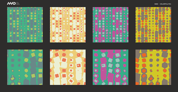 NMD - COLORFUL#01 Vector pattern in Patterns - product preview 3