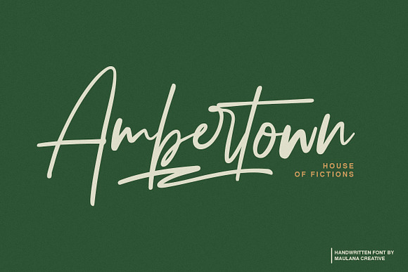 Ambyttion - Swash Handwritten Font in Script Fonts - product preview 5