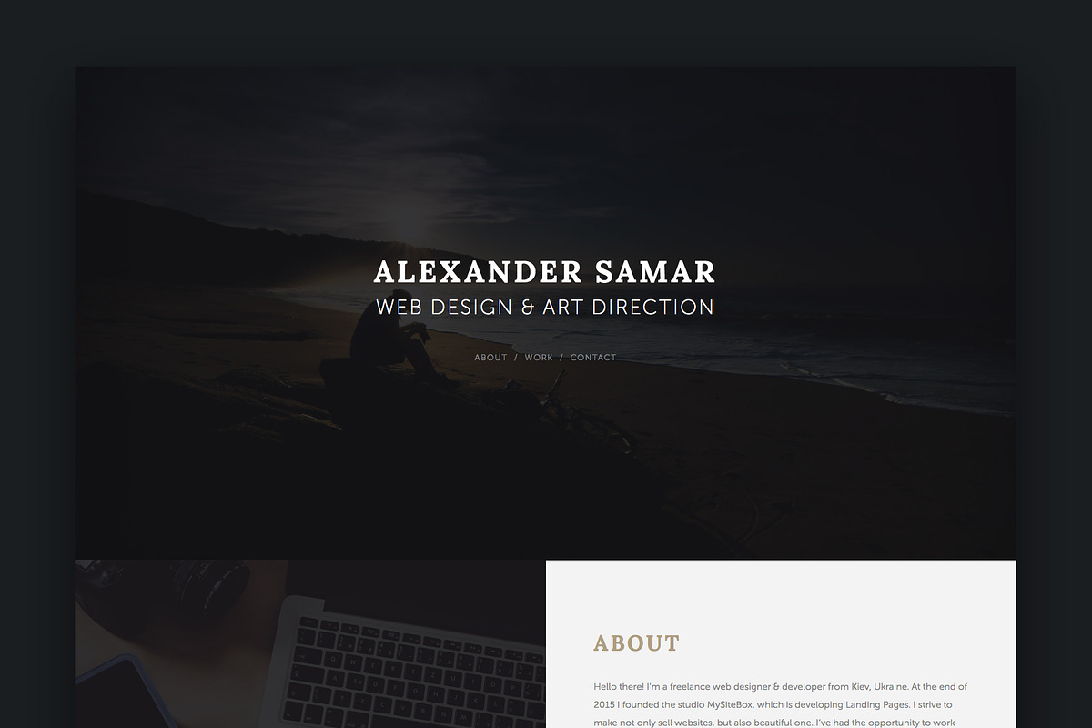 Portfolio in Landing Page Templates - product preview 8