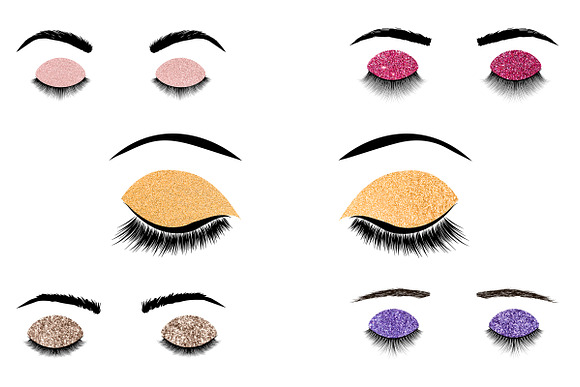 Sparkle Eyes Clipart in Graphics - product preview 1
