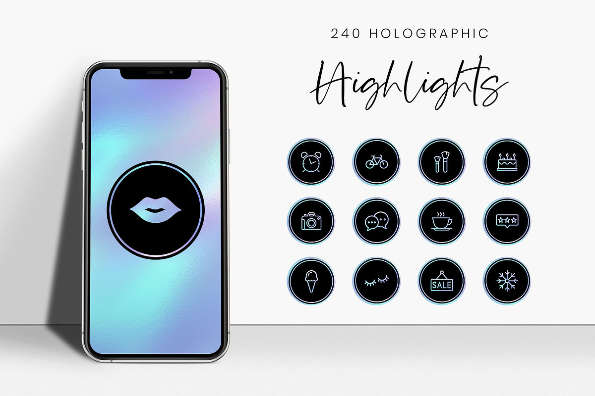 240 Instagram Highlight Covers in Instagram Templates - product preview 8