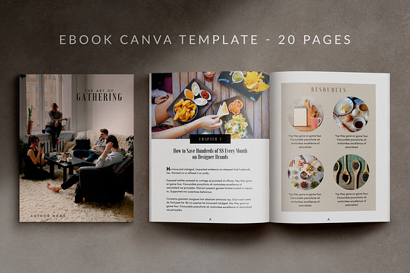 eBook Canva Template | Gathering in Magazine Templates - product preview 7