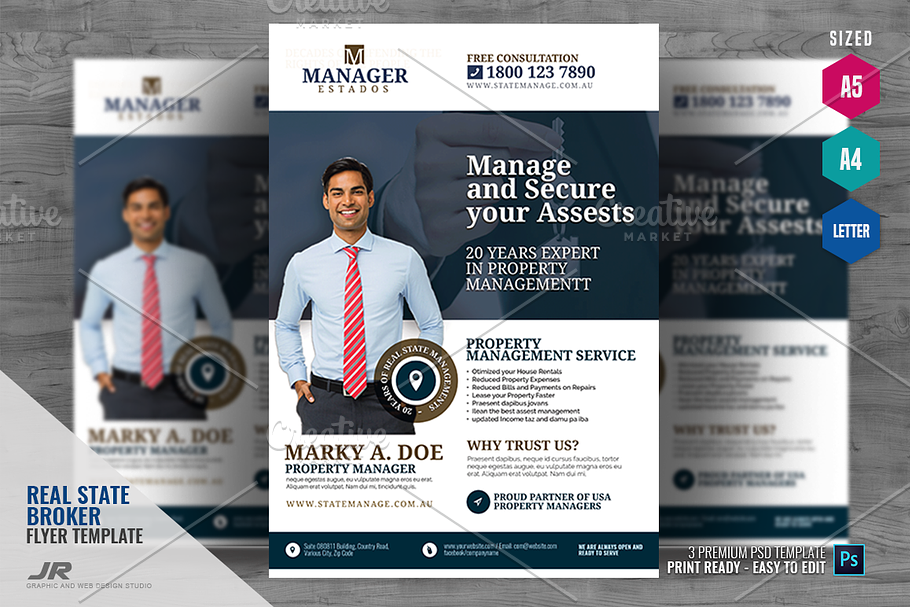Property Management and Real Estate in Flyer Templates - product preview 8