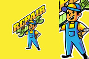Repair Guy - Mascot & Esport Logo