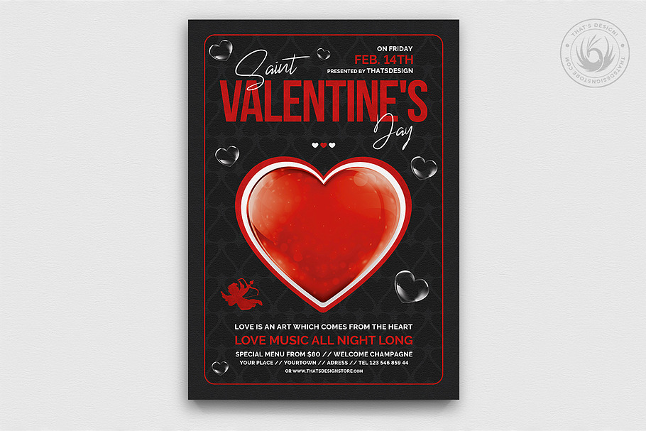 Valentines Day Flyer Template V24