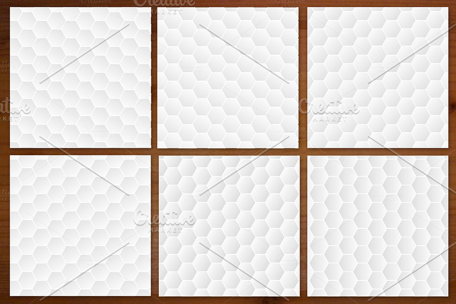 Hexagonal patterns set