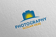Sunrise Camera Photography Logo 83