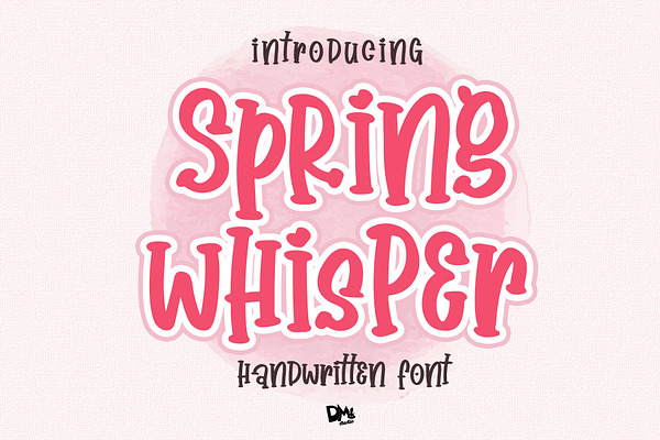 Spring Whisper - Handwritten Font