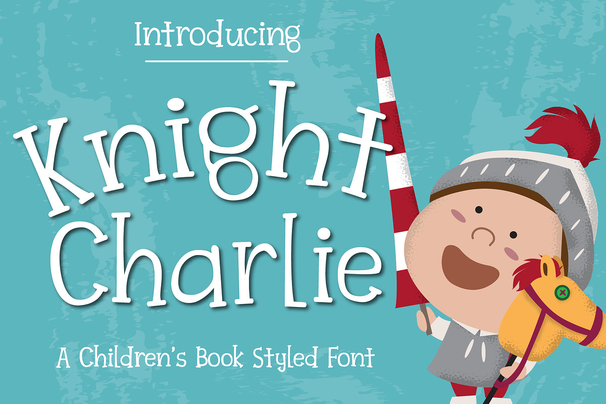 Knight Charlie - Children Font in Slab Serif Fonts - product preview 8