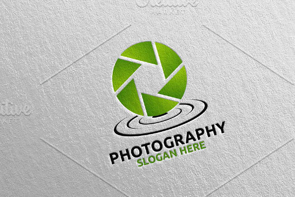 Water Camera Photography Logo 85 in Logo Templates - product preview 1