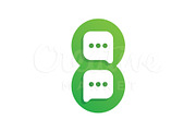 Number Eight Chat Logo