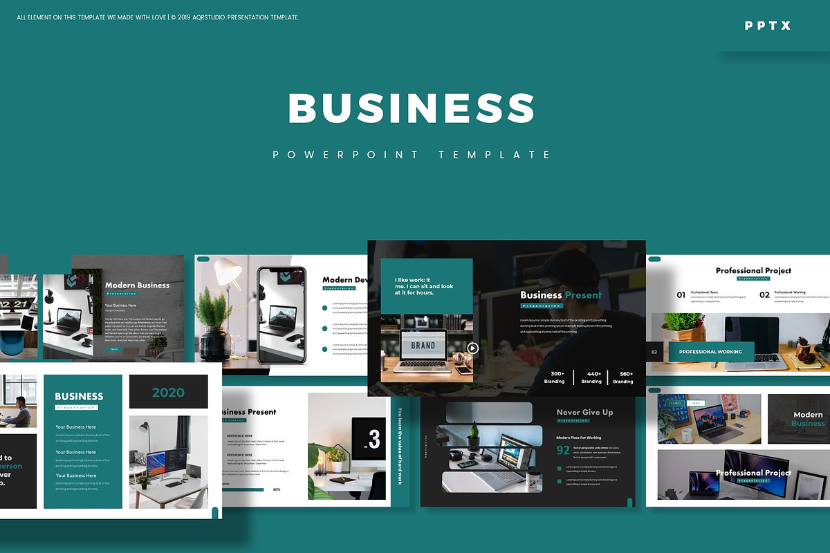 Business - Powerpoint Template in PowerPoint Templates - product preview 8